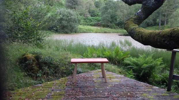 The bench overlooking Raise How Tarn