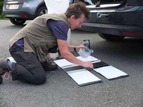 Preparing a footprint tunnel